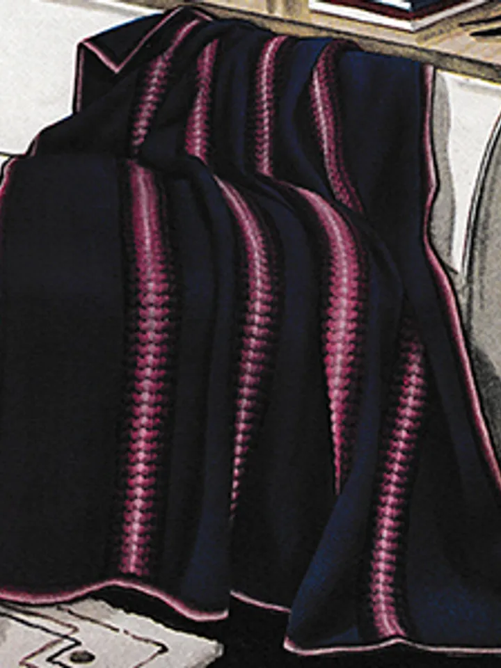 Crochet Pattern Vintage Afghan Moderne Digital Download PDF