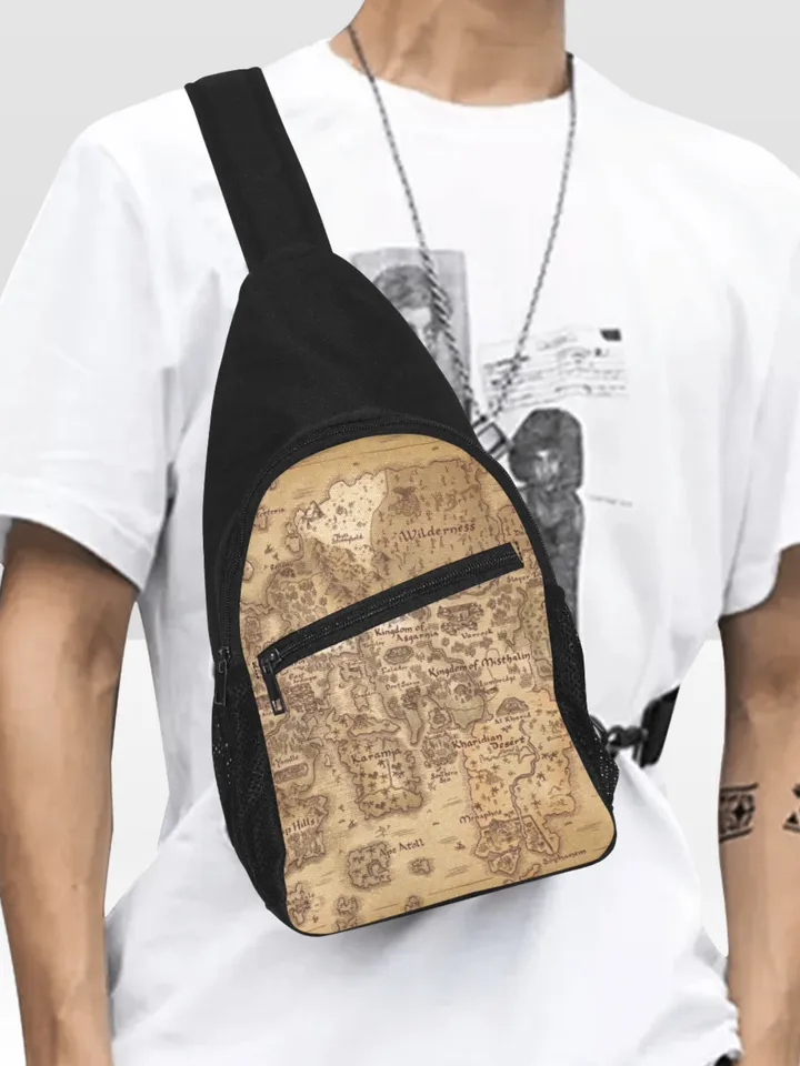 OSRS map of Gielinor Chest Bag
