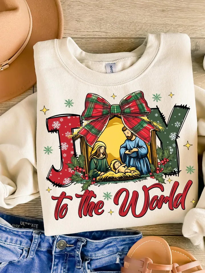 Christian Christmas Png, Joy To The World Png, Coquette Jesus Christmas Png, Baby Jesus Png, Bible Verse Png, Nativity Png, Oh Holy Night