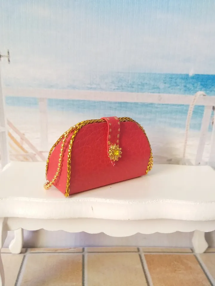 Doll bag. Handmade.1:12 scale.