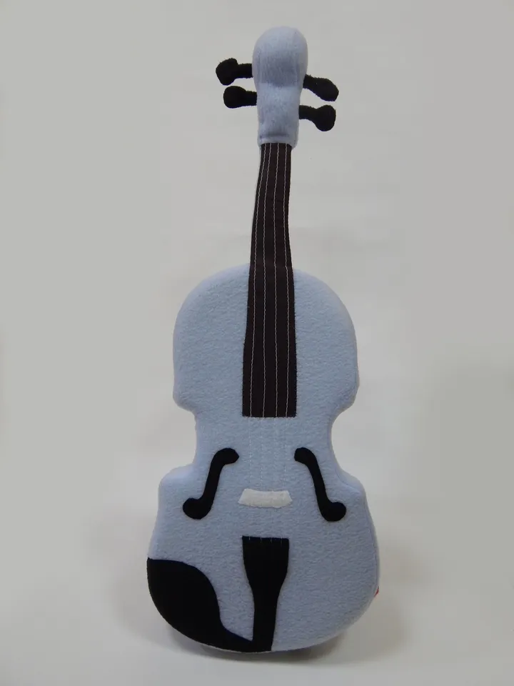 Violin plush toy with sound recorder