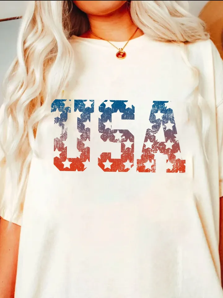 Distressed USA Png, Independence Day Grunge Patriotic Shirt Designs, 4th Of July Png, God Bless America, Trendy USA sublimation file