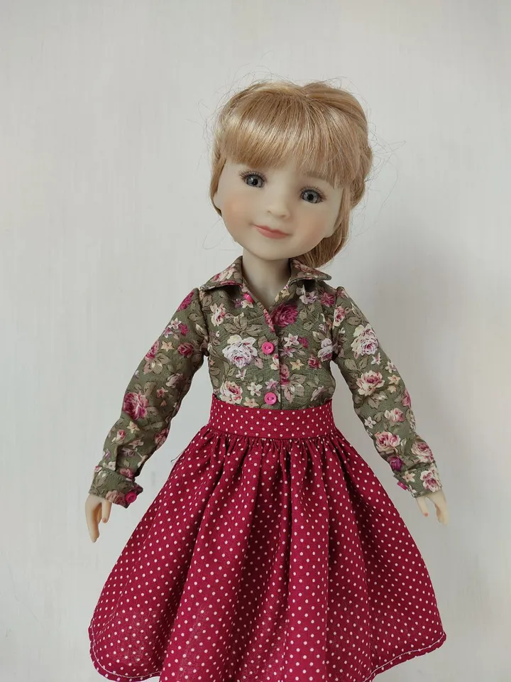 PDF sewing pattern for Ruby Red Fashion Friends dolls.