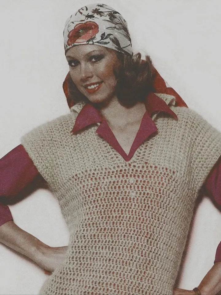 Vest crochet pattern, waistcoat crochet, easy pattern vest pdf instant download