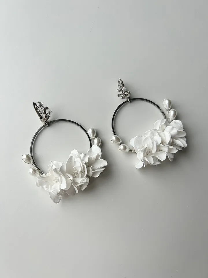 Wedding earrings, handmade earrings, bridal earrings