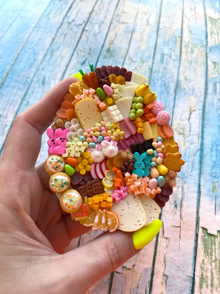 Magnet Miniature Easter Polymer Clay with Polymer Clay