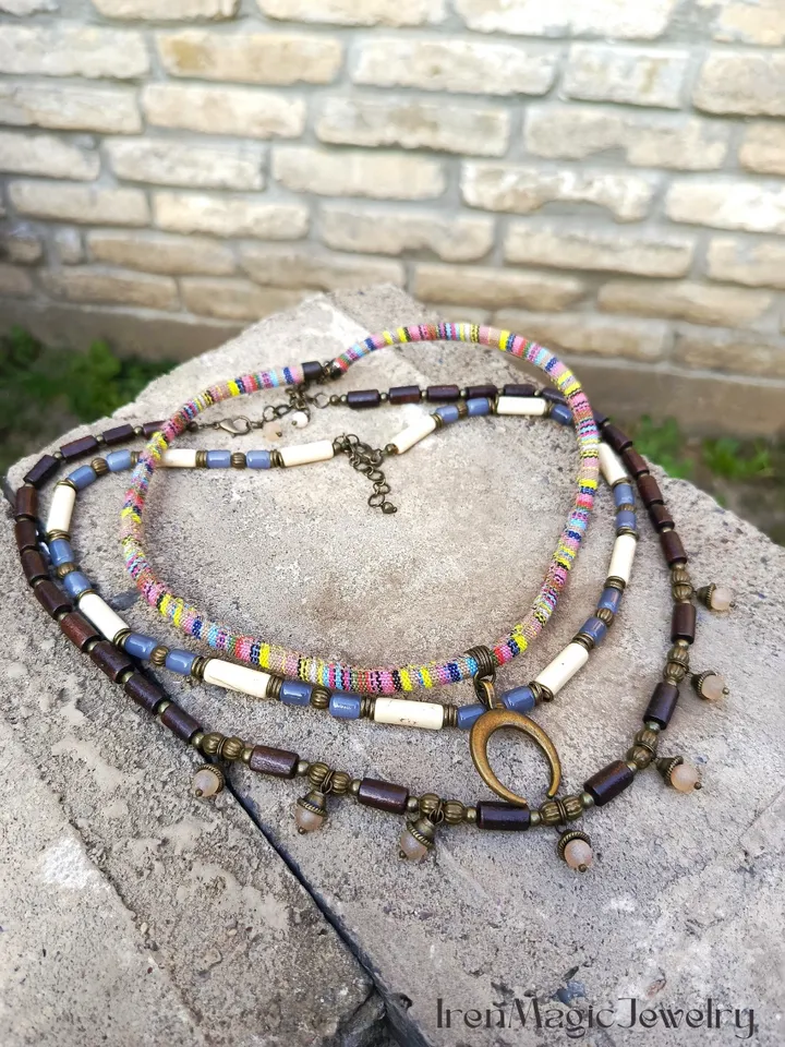 Boho Necklace Jewelry Set Unisex For Women For Men