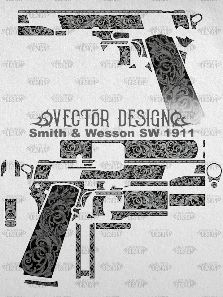 VECTOR DESIGN Smith & Wesson SW 1911 Scrollwork