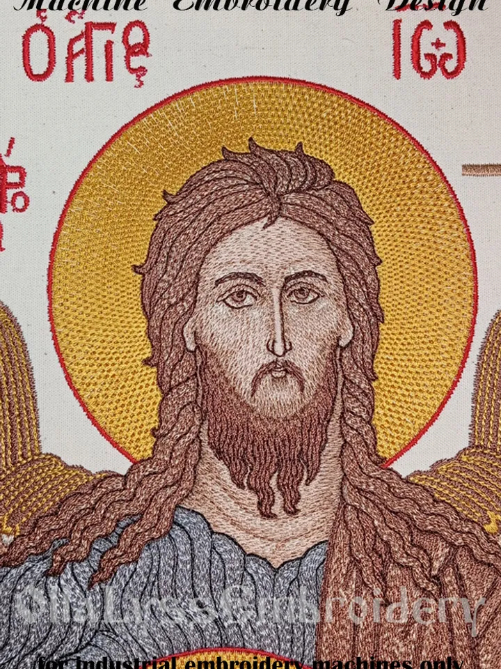 John the Baptist Angel of the Desert embroidery design