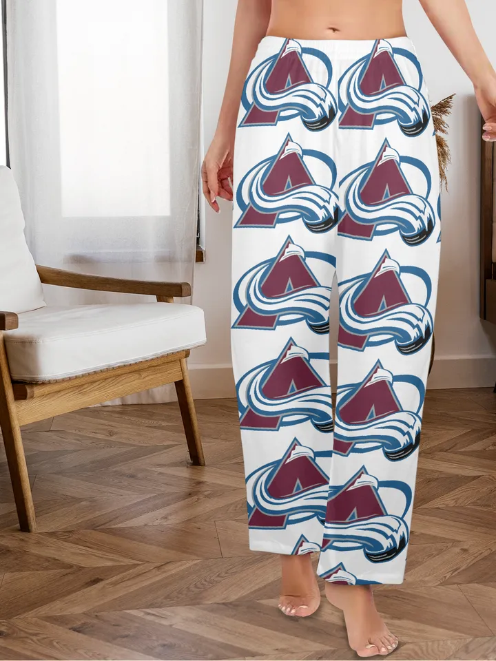 Colorado Avalanche Pajama Pants, PJ Trousers