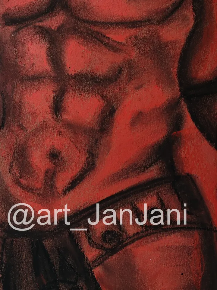 Gladiator digital file for art print from my original painting