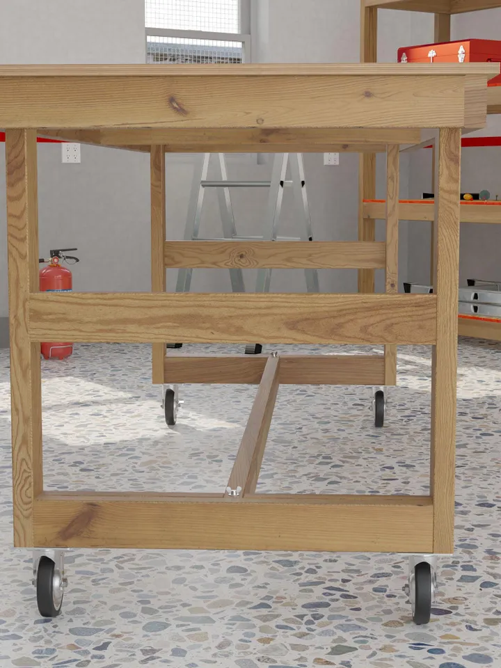 DIY Mobile Folding Work Bench Plans, PDF