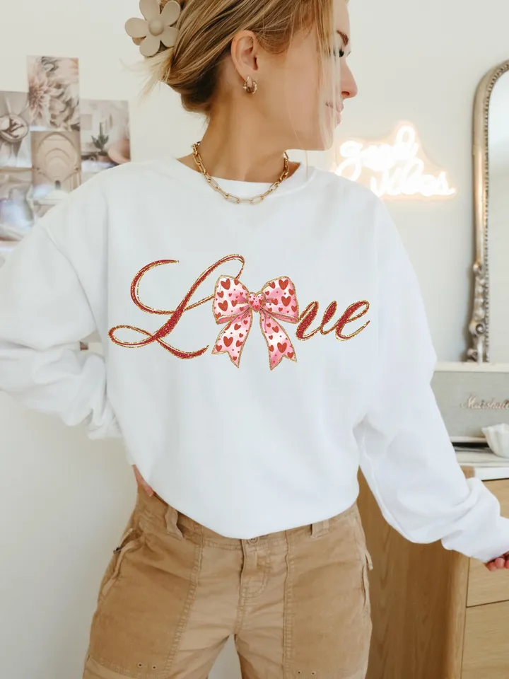 Love Coquette png, Love sublimation, Valentine's Day Digital Designs Download, Coquette bow png, Trending Vday designs, Aesthetic Valentines