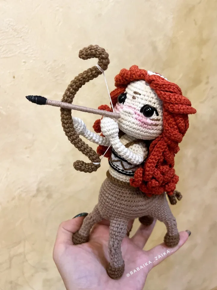 PDF Crochet Sagittarius Pattern, Amigurumi Zodiac Signs pattern Crochet Centaur Pattern Animal pattern Amigurumi doll Pattern Crochet animal