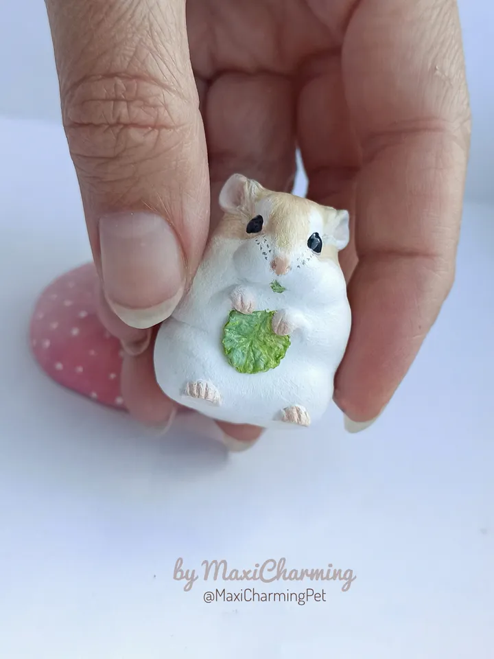 Custom hamster sculpture