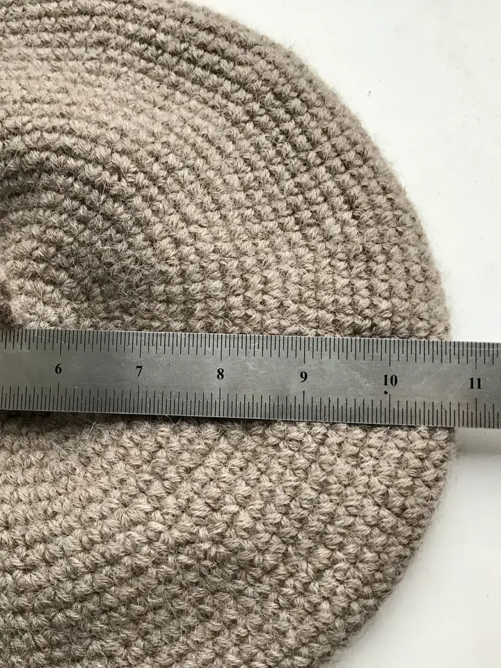 Crochet pattern woolen beret hat Printable PDF pattern