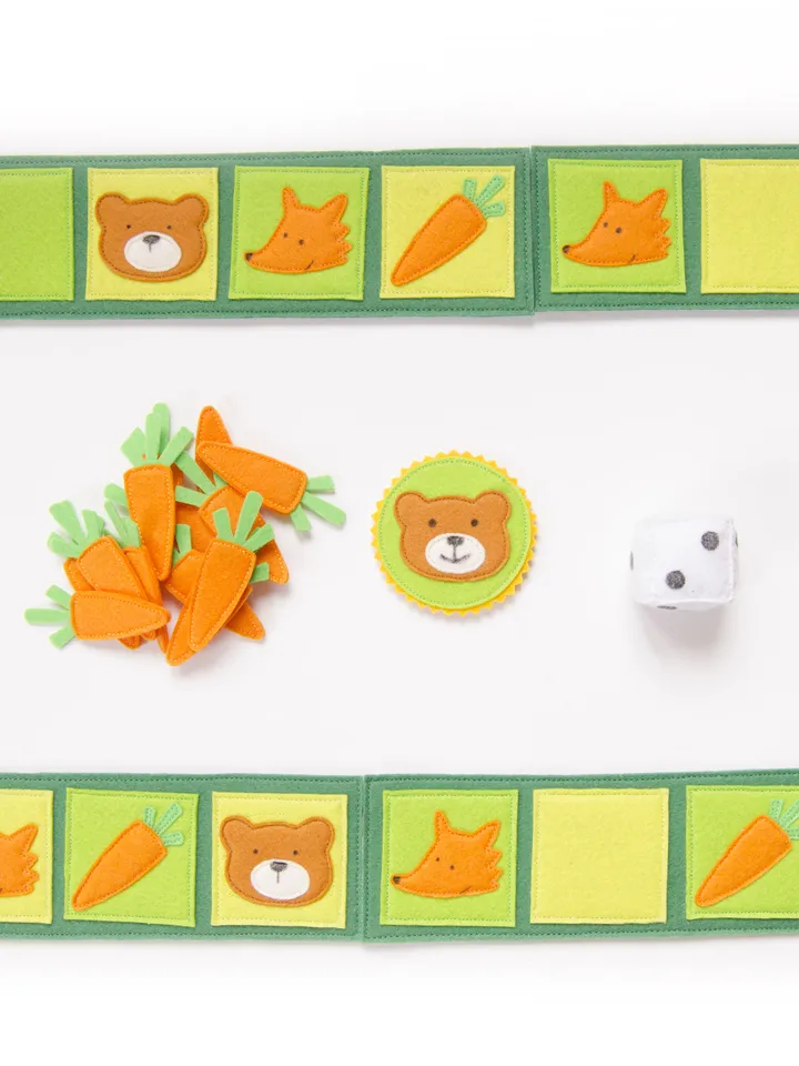 Board game from felt for kids