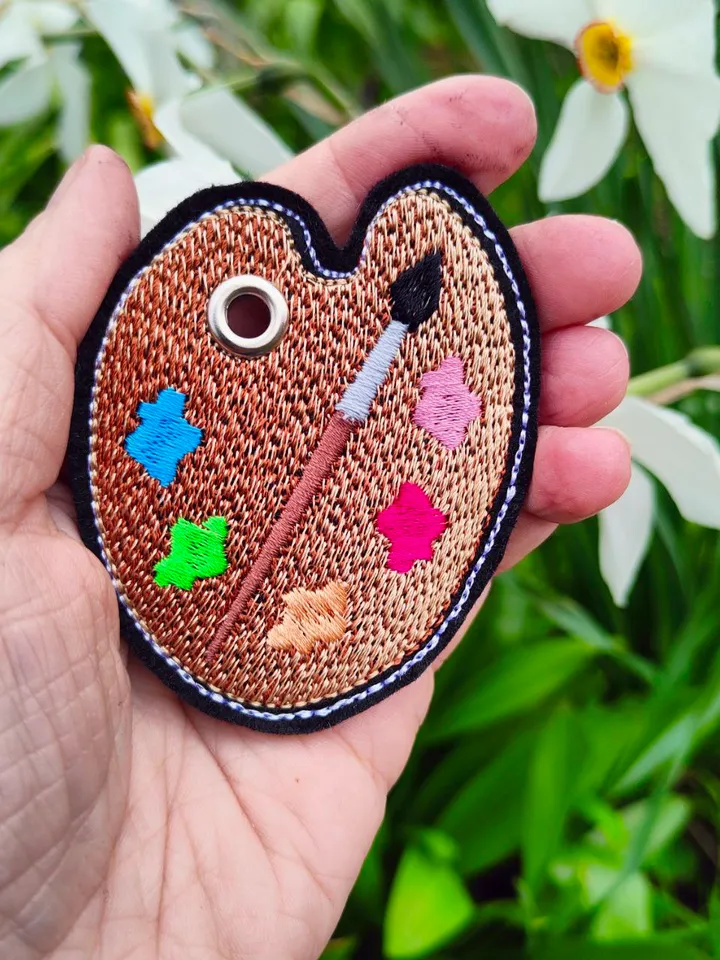 Machine Embroidery Design Artist's Palette