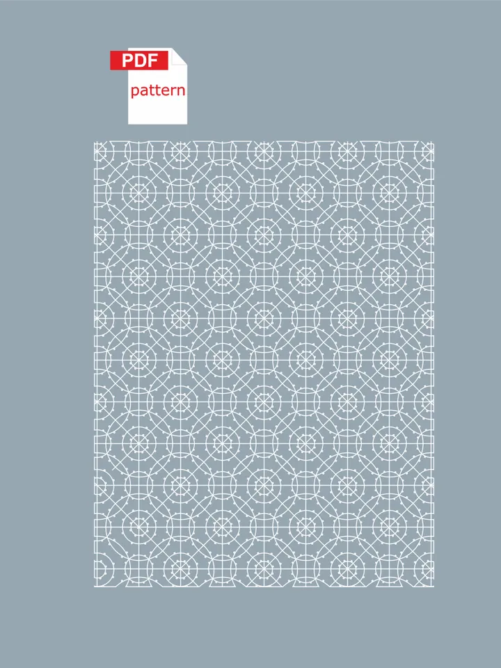 Bobbin lace Background PDF pattern lattices Set of 10 sheets