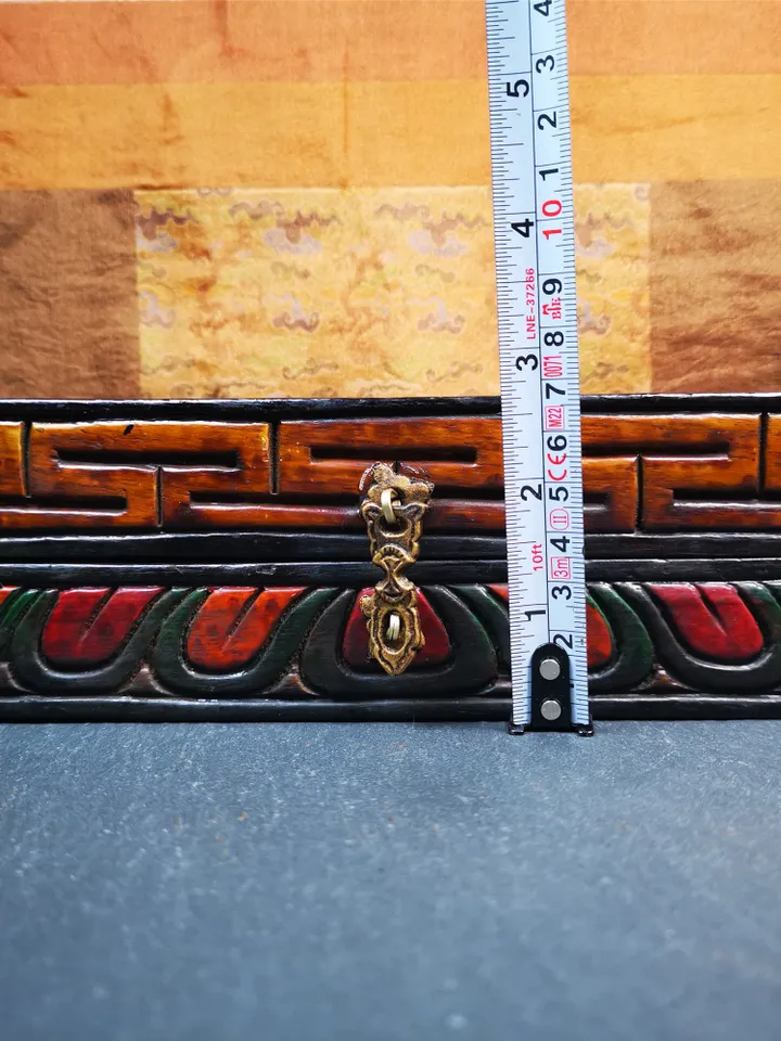 Gandhanra Powerful Vintage Vajra Dorje with Wooden Case ,Tibetan Tantric Buddhism (Vajrayana) Ritual Implement,Handmade in Nepal,7.0"