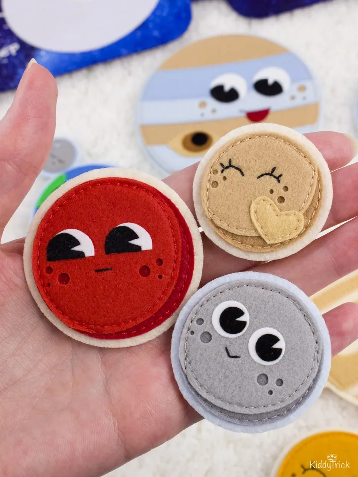 Felt Planets Sewing Patterns