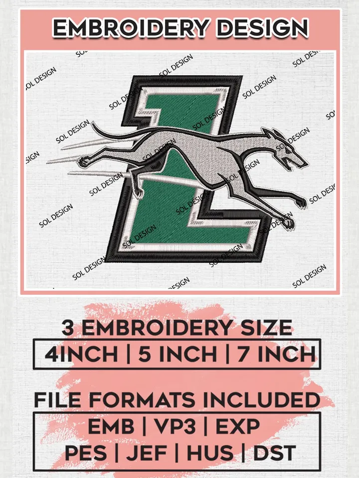Loyola Maryland Greyhounds NCAA Logo Machine Embroidery Design, NCAA Loyola Maryland Greyhounds Embroidery Design Design files, NCAA Team Embroidery Designs, NCAA Machine Embroidery Designs, Digital Download