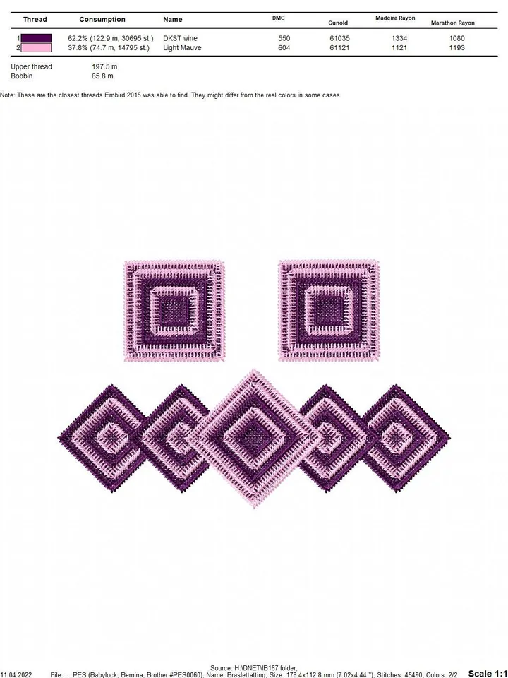 Free Standing Lace Braselet and Earrings Crochet set machine embroidery design FSLpattern digital embroidery design jewerly embroidery motif