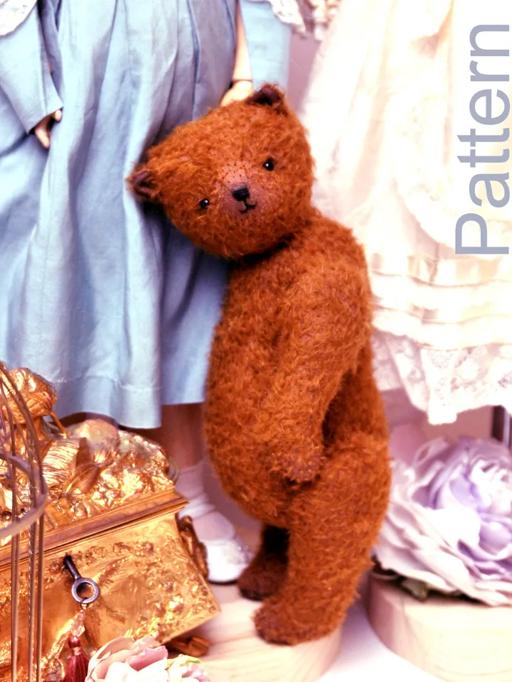 PDF Teddy Bear Pattern for 12" Alexander Valerevich The Bear/ sewing instructions/ fully jointed classic bear pattern