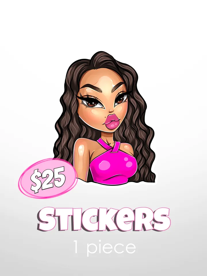 Stickers set 5 pieces