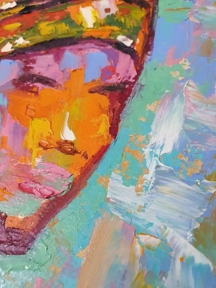 Faceless Elegance woman oil painting