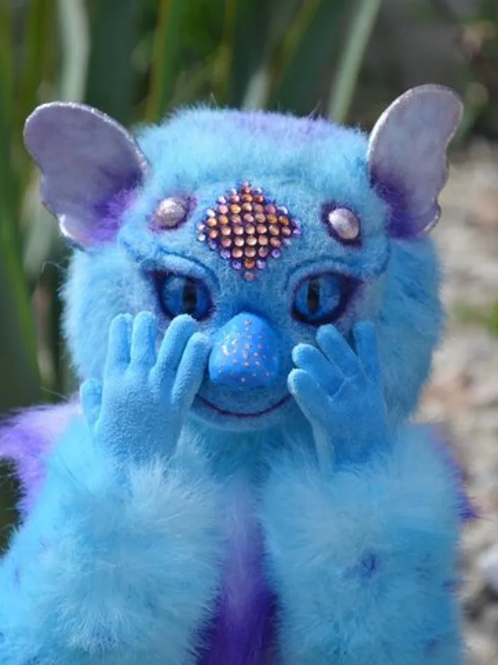 Blue monster.