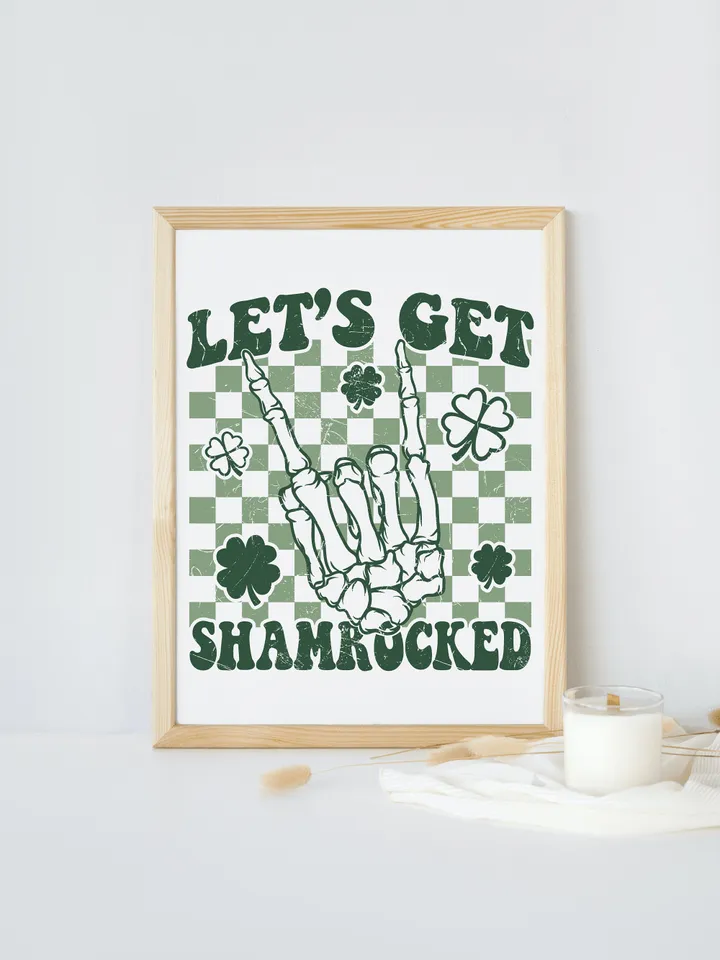 Lets Get Shamrocked SVG png | Let's Get Shamrocked PNG | St. Patrick's Day Svg | St. Patrick's Day Png | St. Patty's Svg | Read Description