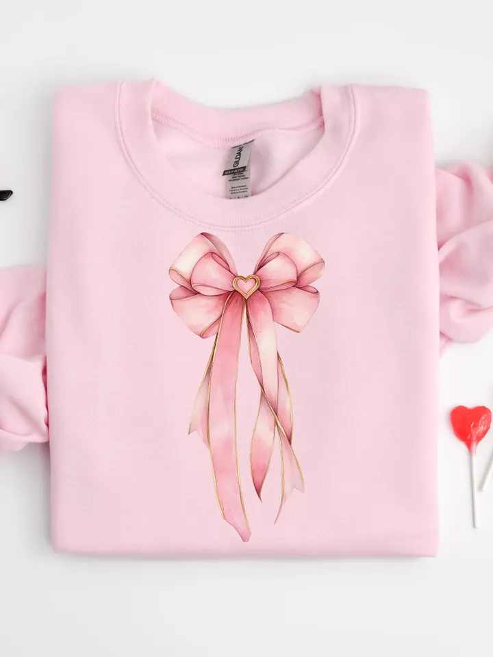Happy Valentine's Png, Coquette Png, Valentine Png, Pink Coquette Bow Png, Valentine Coquette Png, Valentine's Day png