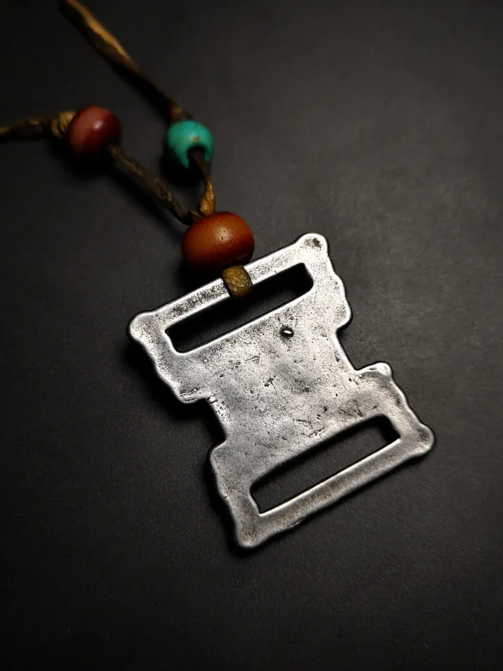 Gandhanra Handmade Scripture Book Buckle,DIY Buckle for Book,Belt,Made of Cold Iron