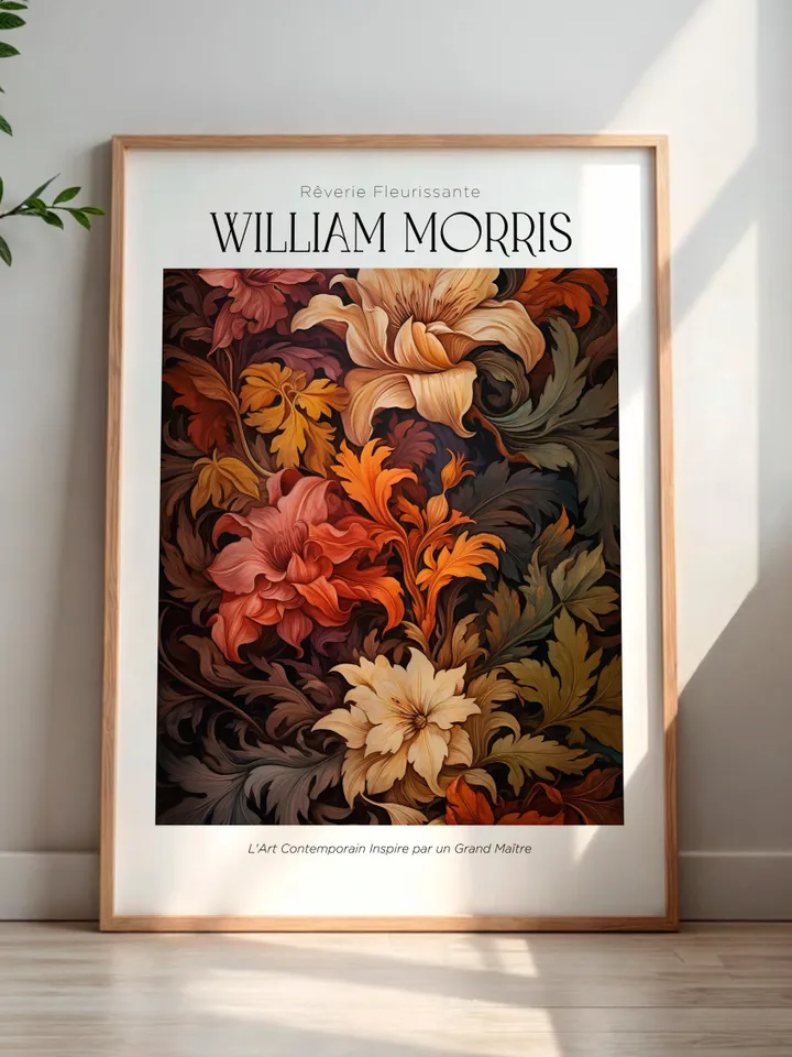 William Morris Wall Art, Vintage Botanical Print, Floral Poster Arts Decor, Digital Download, William Morris Print Digital Download AA10