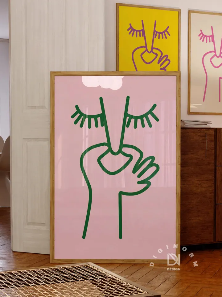 Funny Bathroom Art: Minimalist Toilet Humor Print (Digital Download)