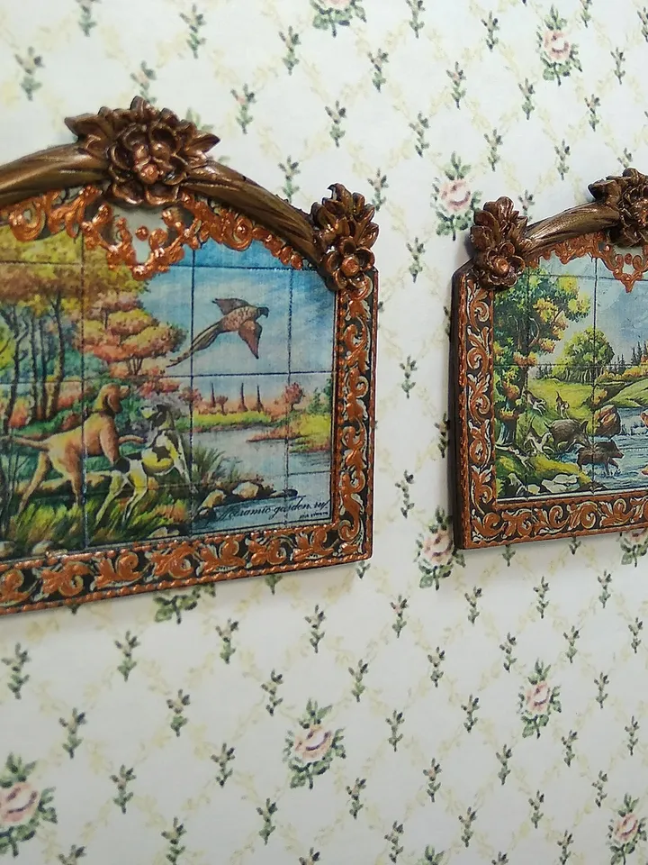 Panel for a dollhouse. Dollhouse.1:12 scale.