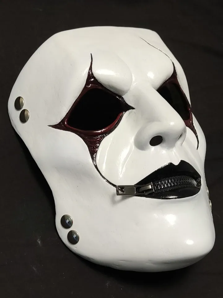 Buy handmade Slipknot James Root Vol.3 mask for Halloween, cosplay, show and collecots (White)