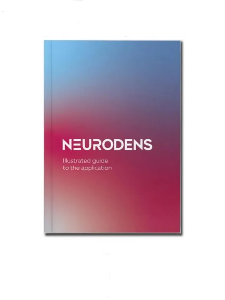 NEURODENS ILLUSTRATED complete GUIDE,  English paper manual, Denas therapy- ENGLISH