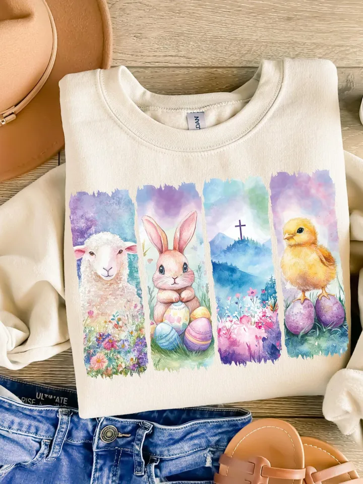 Happy Easter PNG, Retro Easter Png, Easter Bunny Png, Easter Coquette Png, Floral Spring Png, Easter Coquette Png, Brushstroke Easter Png