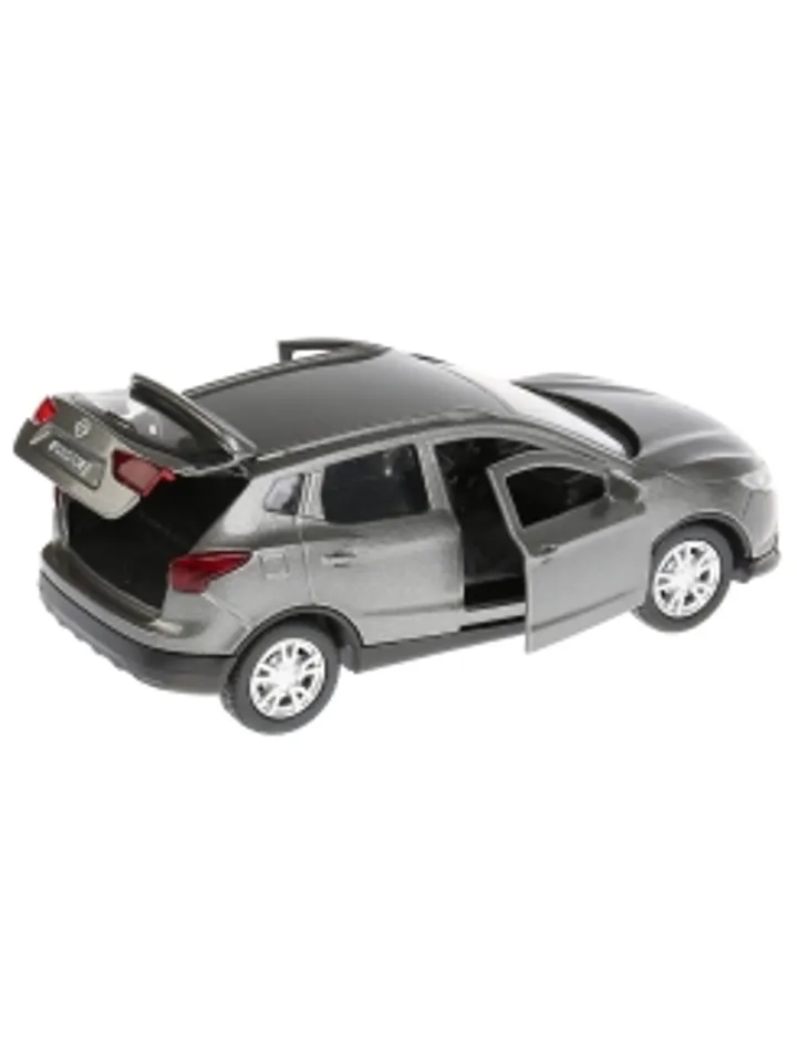 Nissan Qashqai Silver Diecast Car Scale, Collectible Toy Cars, Model, 1/36