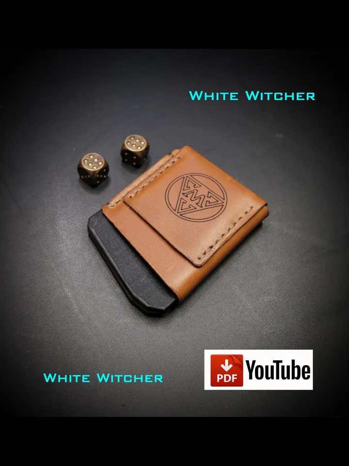 Pocket wallet - leather pattern. MW18