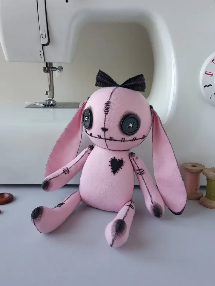 Handmade Bunny Doll – Pink