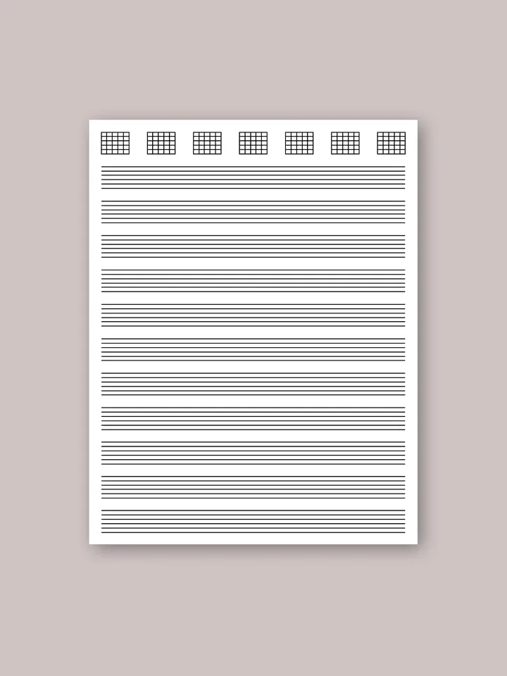 Printable guitar sheet music. Blank music tab sheets for guitar. Downloadable guitar.Blank guitar sheet with chord boxes