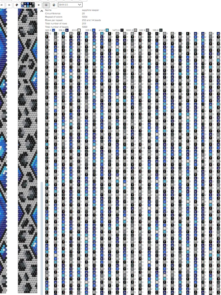 PDF Bead Crochet Pattern , Pattern for Necklace and Bracelet bead crochet