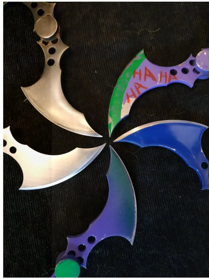 Batman cosplay - Batarang - a set of batarangs - made of steel - One unit = 5 pc