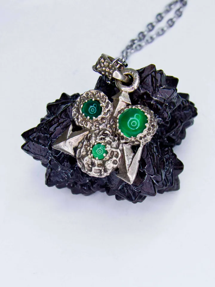 Handmade Pendant Symbol (German Silver CuNiZn)