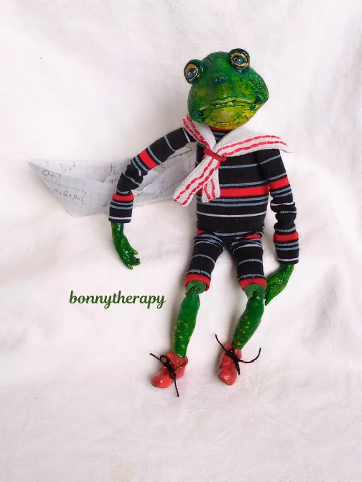 Frog doll 8.2 inches, toad doll for the mood