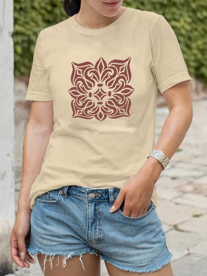 Square mandala cross stitch pattern download PDF, Easy mandala embroidery PDF, Monochrome cross stitch chart Modern quick cross stitch #M121