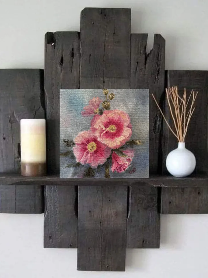 Flowers Original Painting Floral Oil Wall Art